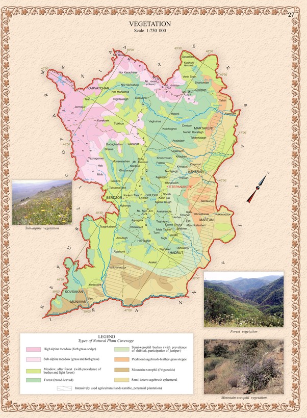 Karabakh Flora Map