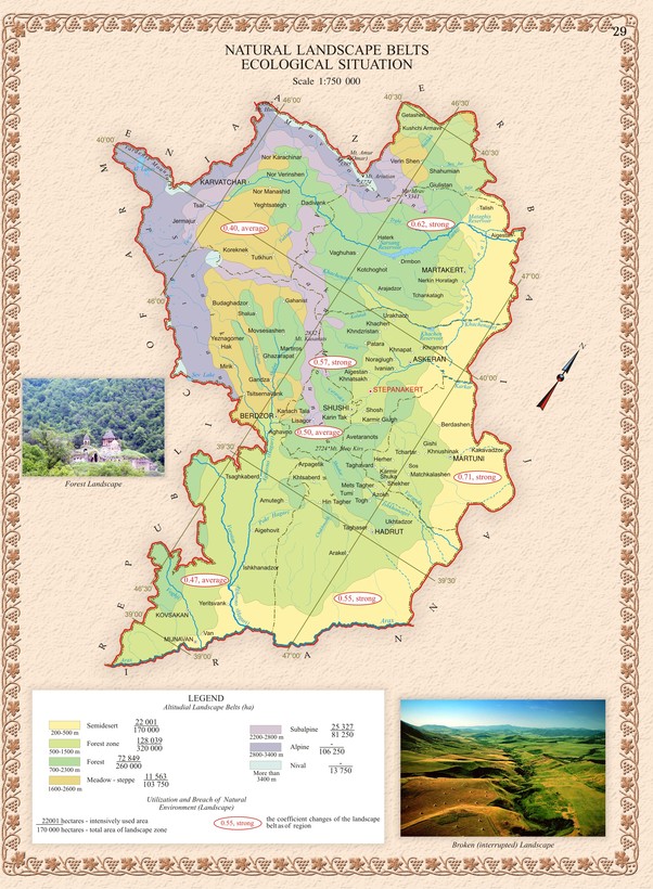 Karabakh Landscape Zones And Ecology